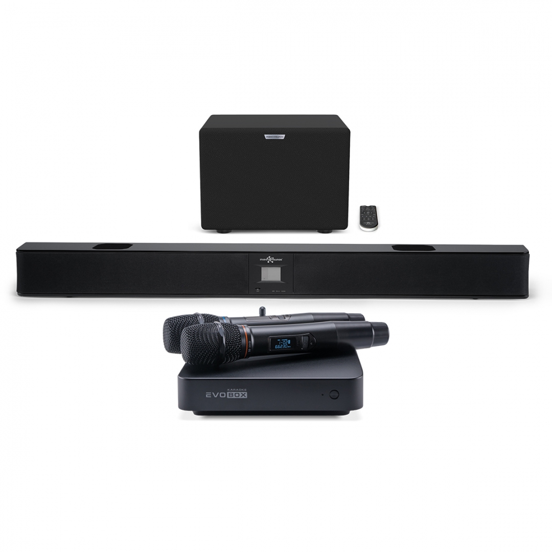 караоке-комплект EVOBOX Plus + EvoSound Bar (саундбар с караоке) в Шарыпово