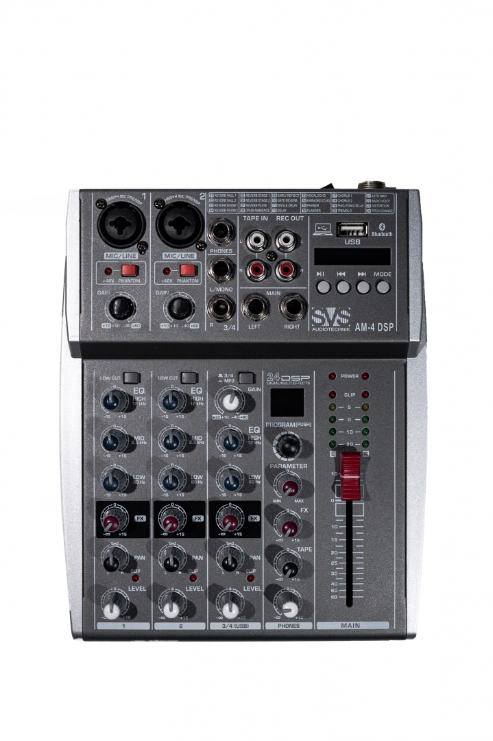 SVS Audiotechnik mixers AM-4 DSP Аналоговый микшерный пульт, 4-канала в Шарыпово