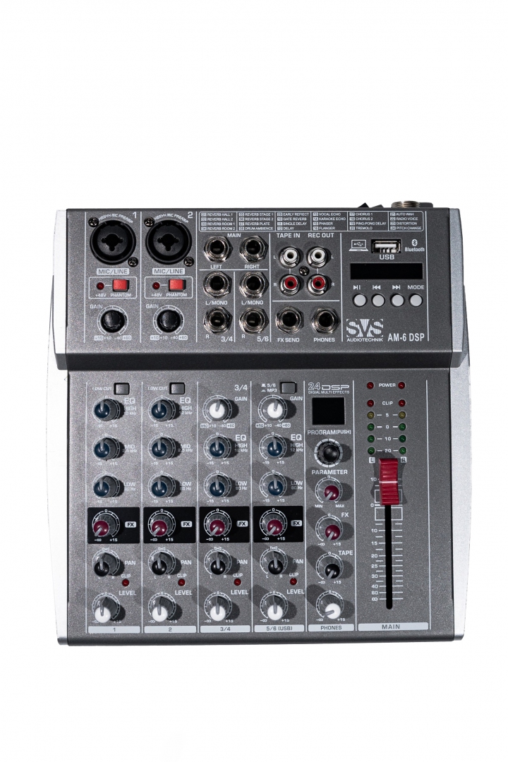 SVS Audiotechnik mixers AM-6 DSP Микшерный пульт аналоговый, 6-канальный SVS Audiotechnik mixers в Шарыпово