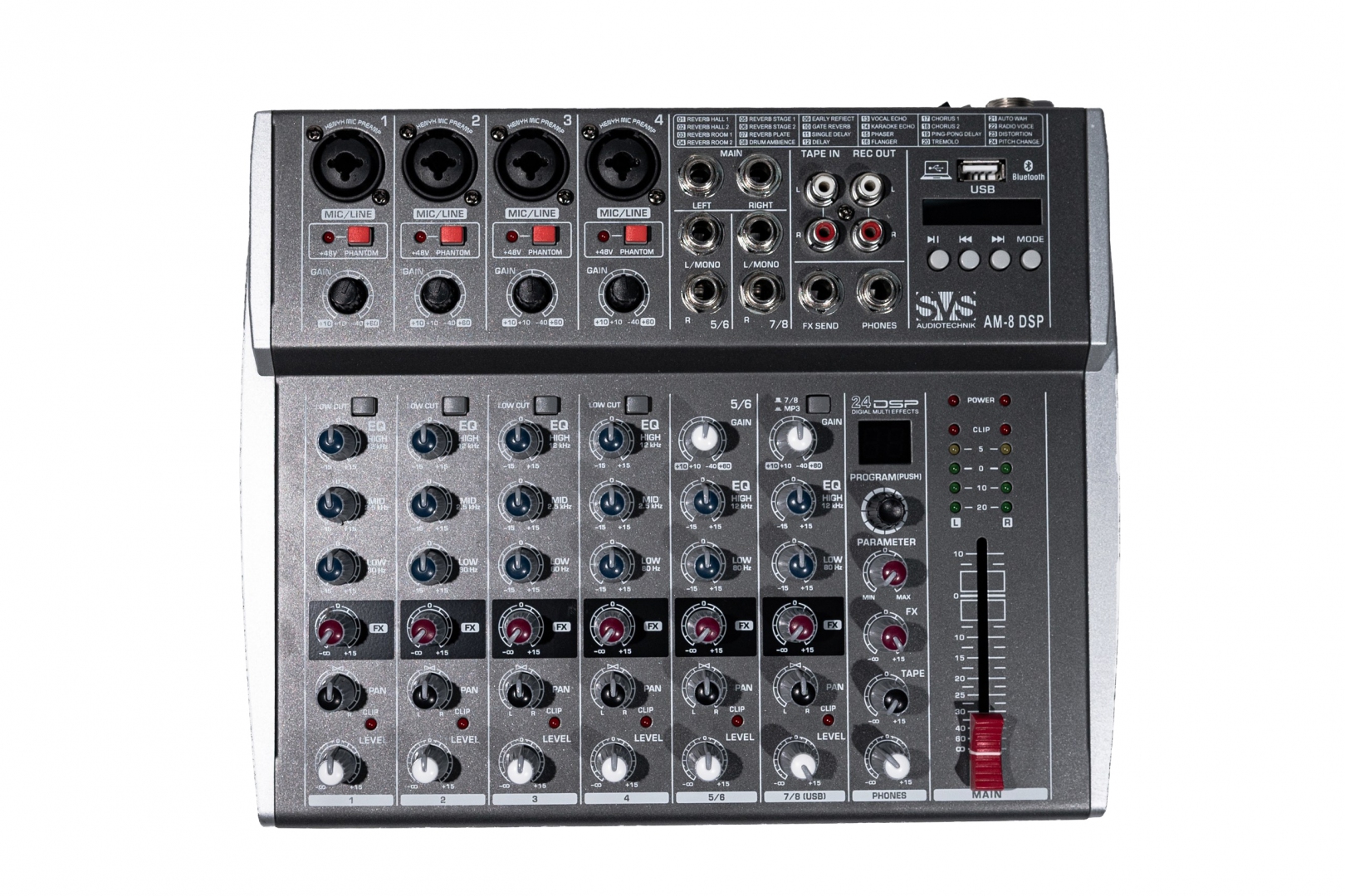 SVS Audiotechnik mixers AM-8 DSP Микшерный пульт аналоговый, 8-канальный в Шарыпово
